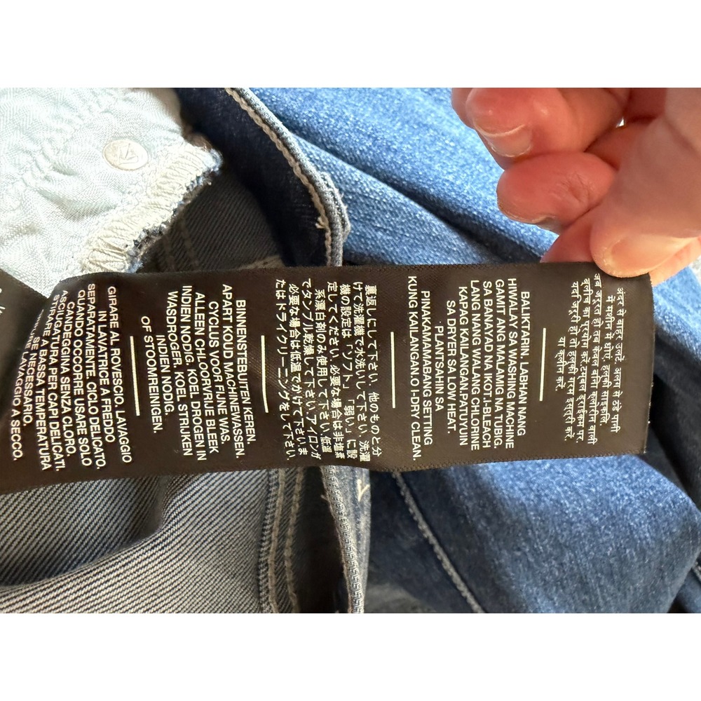Classic Minimalist Normcore 7 For All Mankind Skinny Jeans 25 Medium Wash Denim - Picture 12 of 14